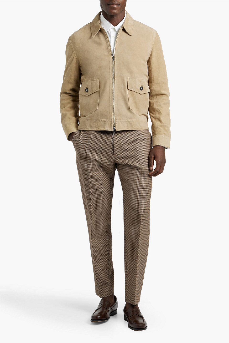 OFFICINE GENERALE VICTOR SUEDE JACKET