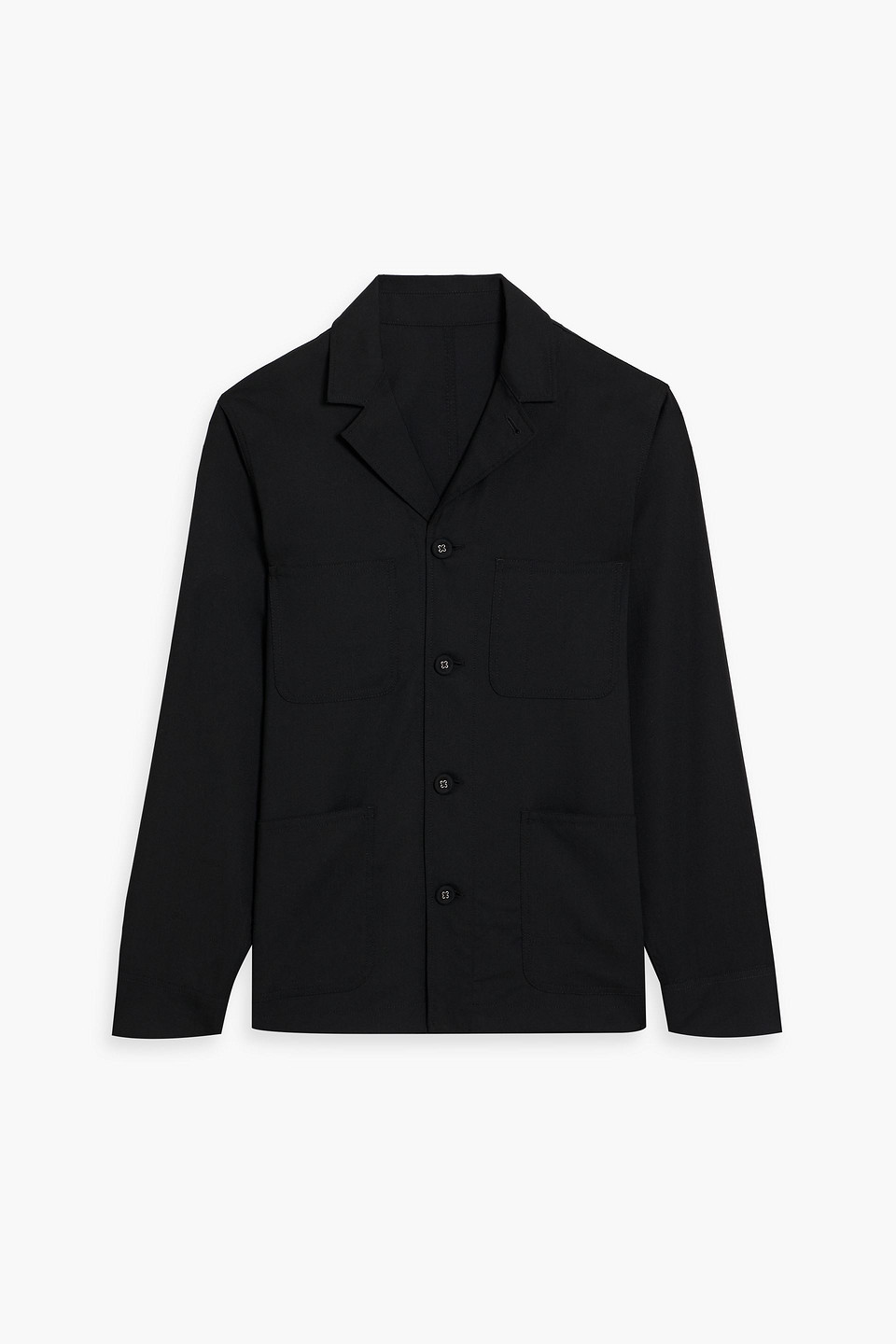 Officine Generale Simeon Wool Jacket In Black