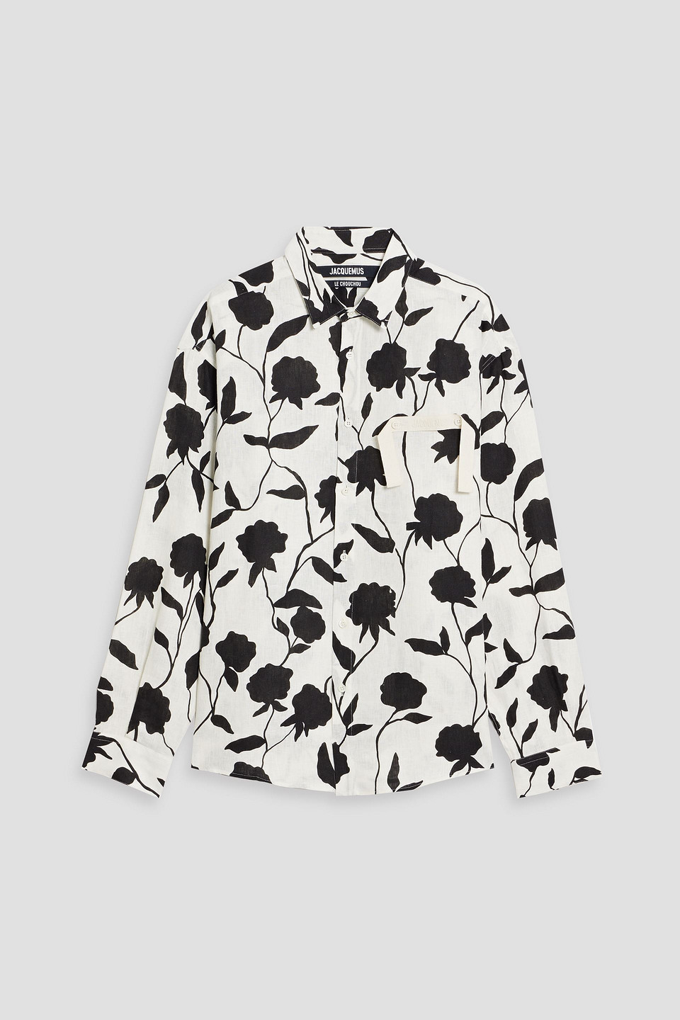 Jacquemus White Les Sculptures 'la Chemise Simon' Shirt In Ecru