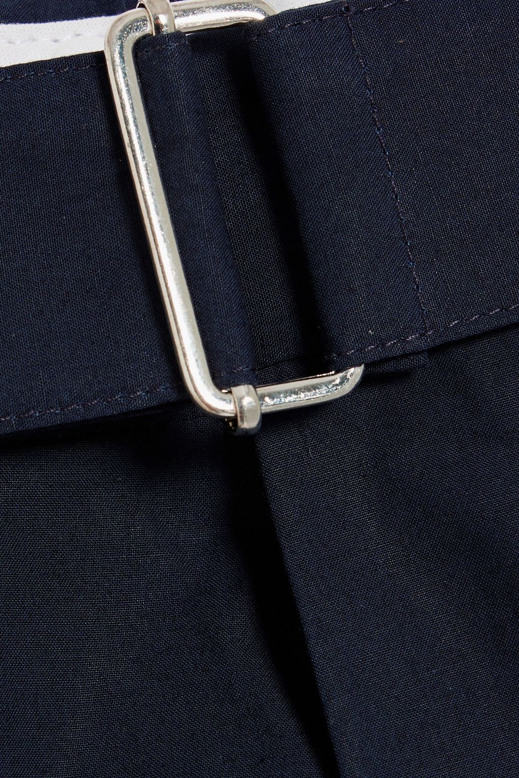 OFFICINE GÉNÉRALE Owen belted cotton-poplin pants