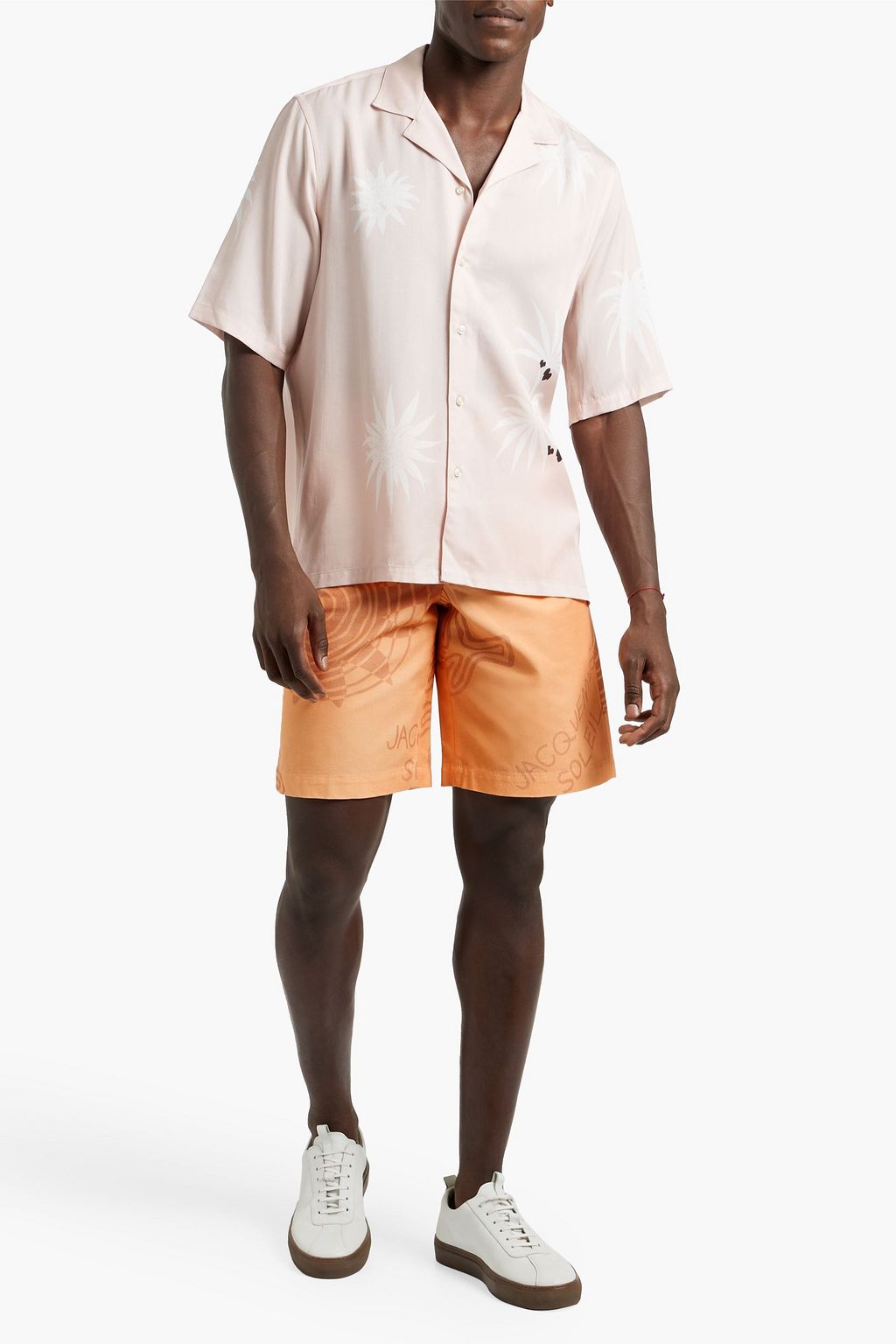 JACQUEMUS شورت “تسيدو” من القطن مزين بطبعات