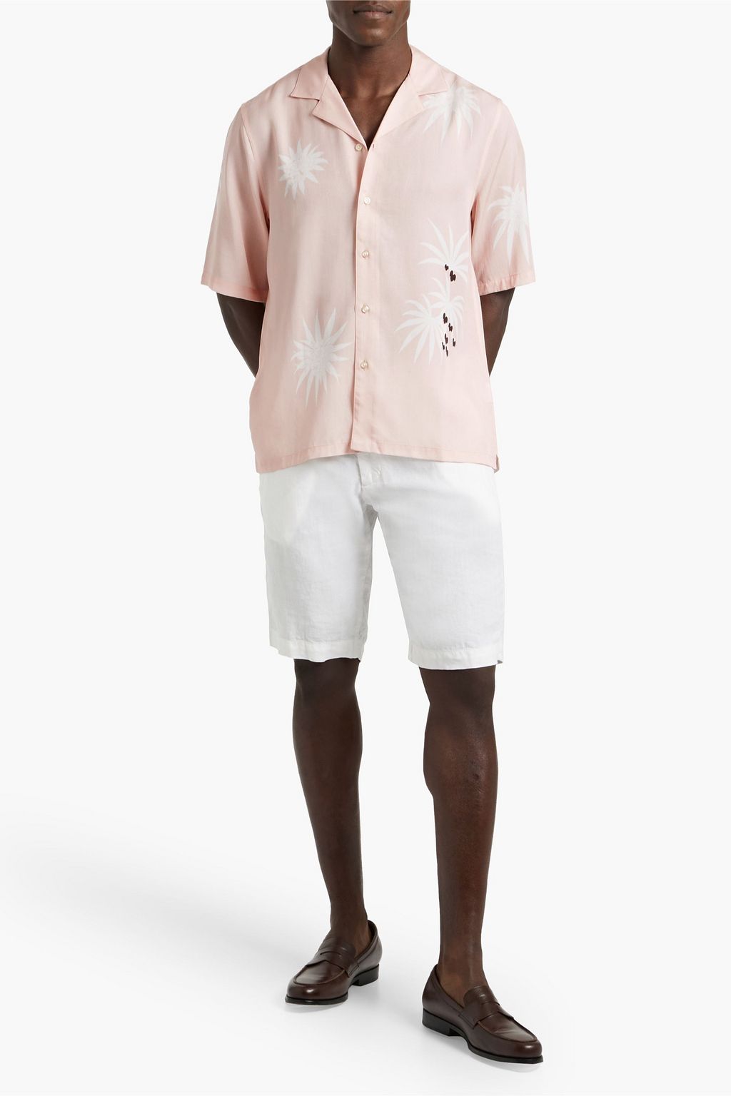 OFFICINE GÉNÉRALE Eren printed Lyocell shirt
