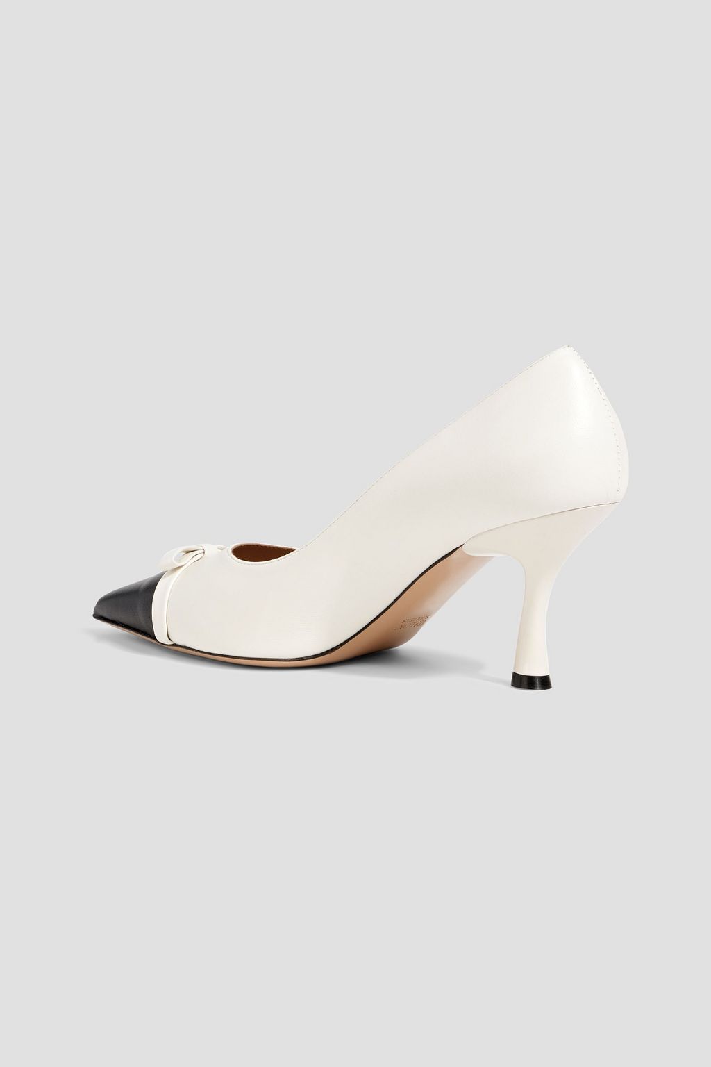 MALONE SOULIERS Beatrix 70 bow-detailed leather pumps