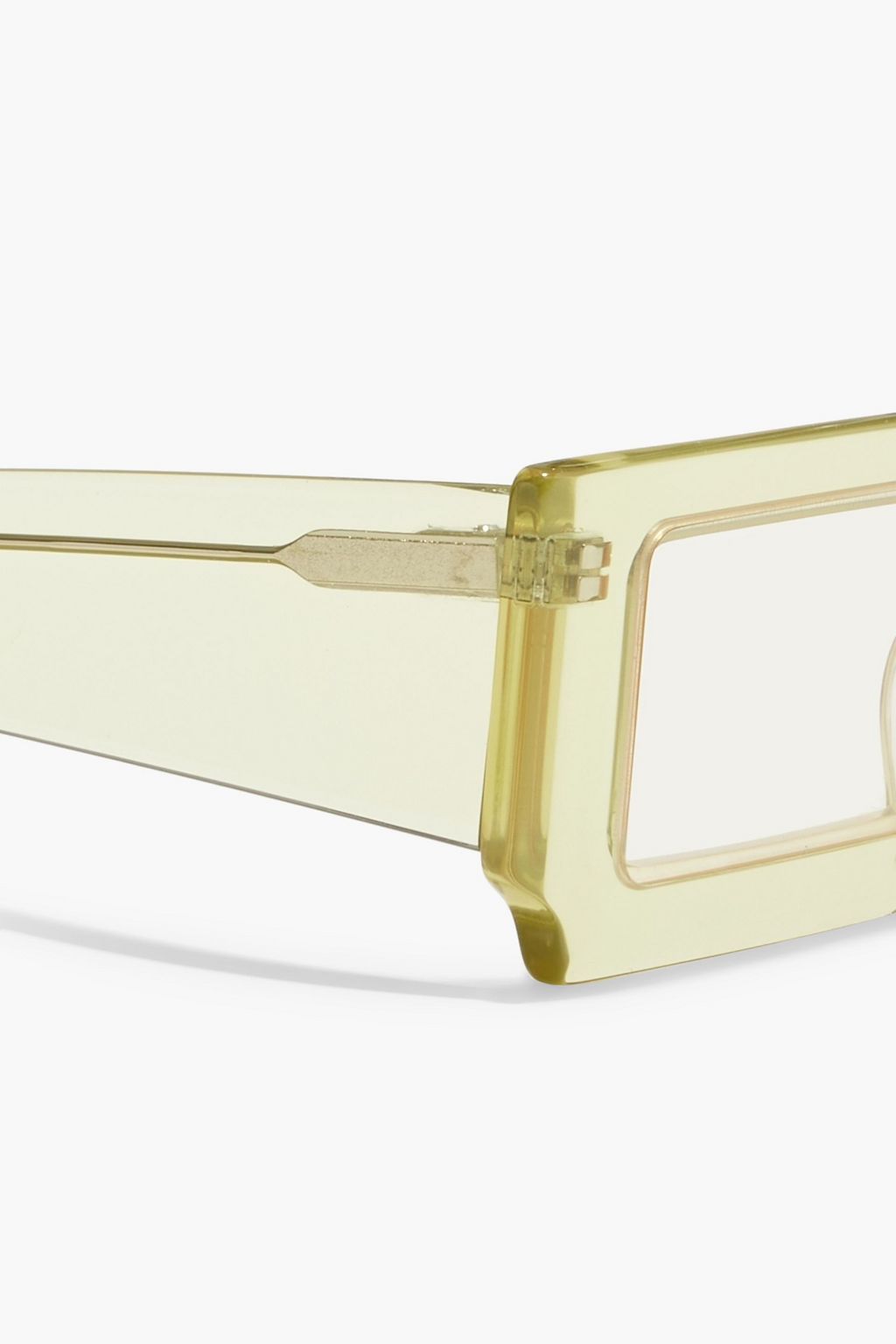 JACQUEMUS Rectangle-frame acetate sunglasses