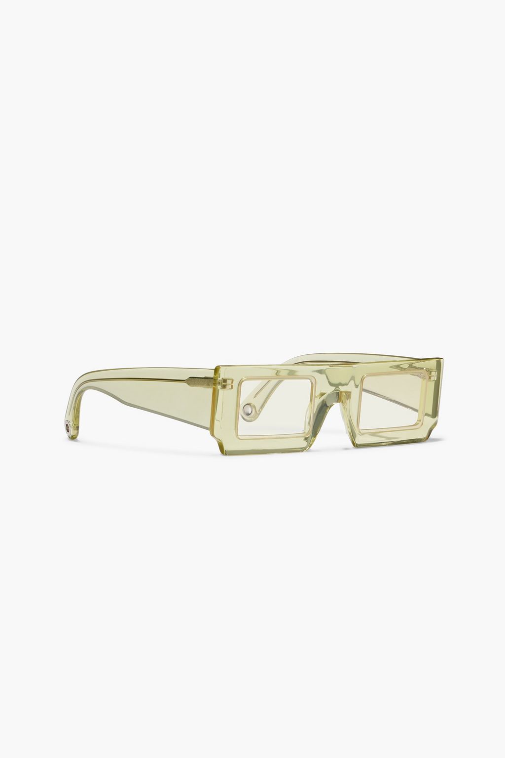 JACQUEMUS Rectangle-frame acetate sunglasses