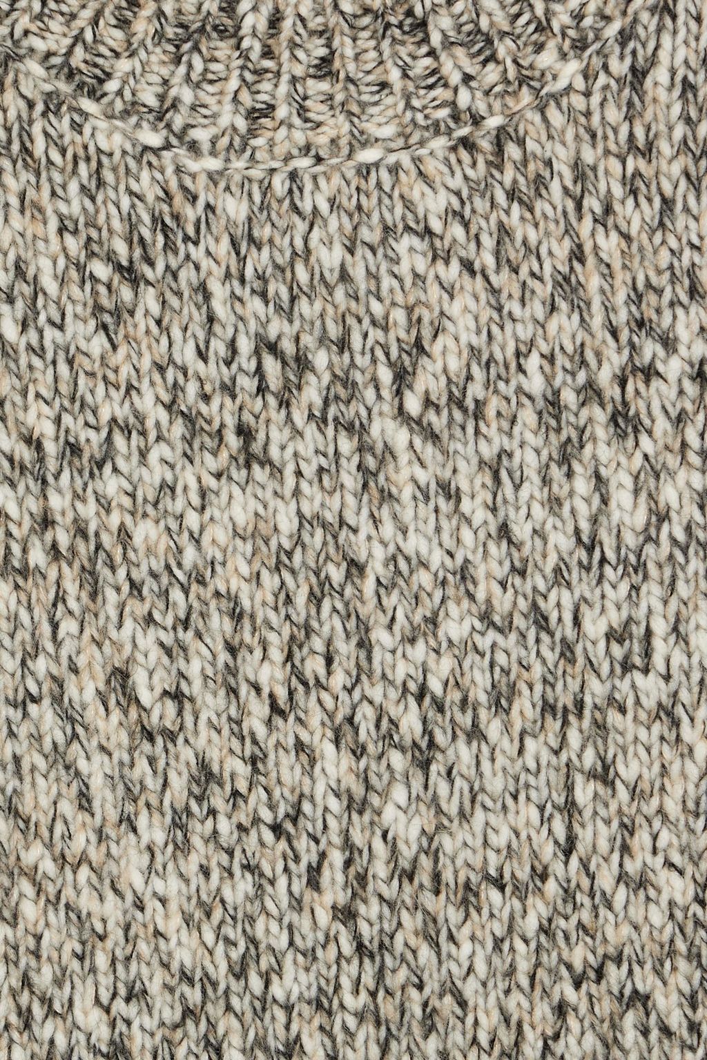 FRAME Marled wool-blend sweater