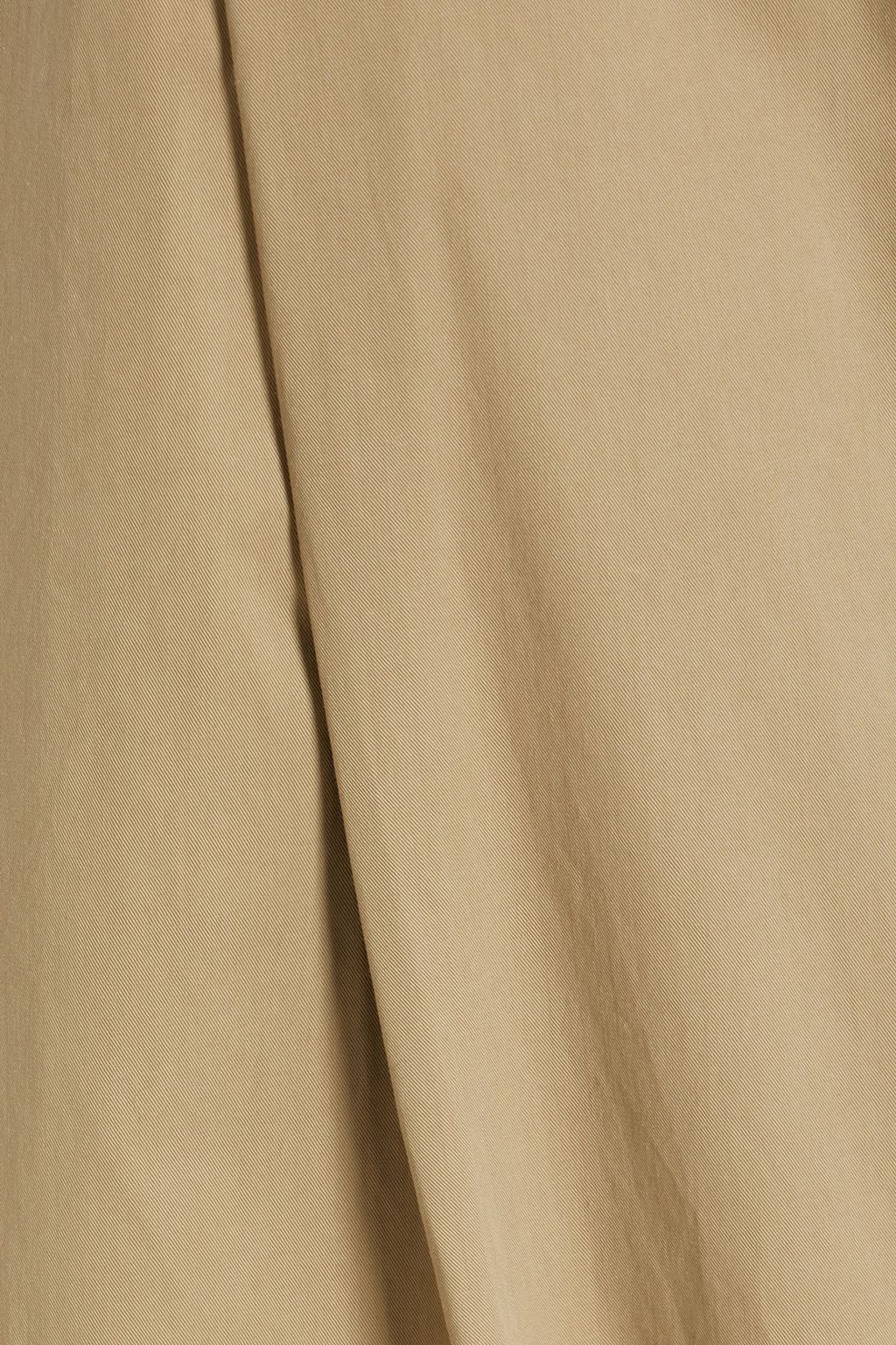 FRAME Cotton-twill wide-leg pants