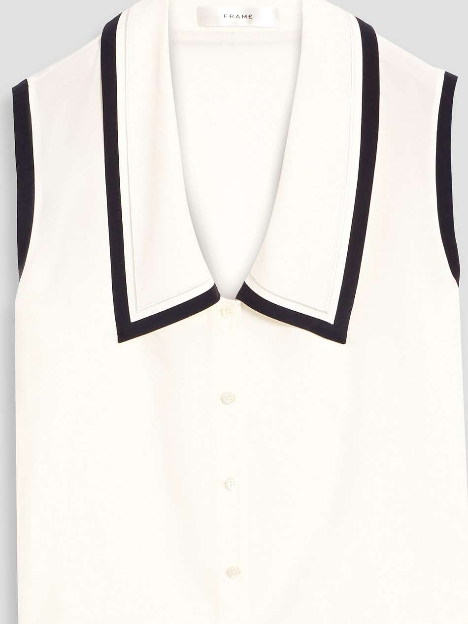 silk-crepe top