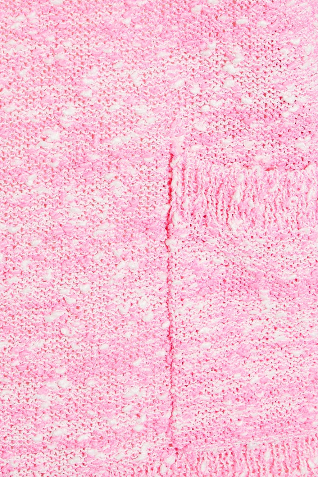 FRAME Button-detailed bouclé-knit sweater
