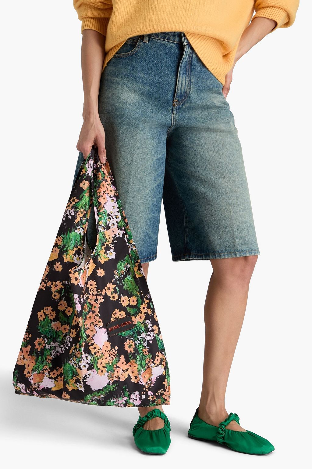 STINE GOYA Printed shell tote