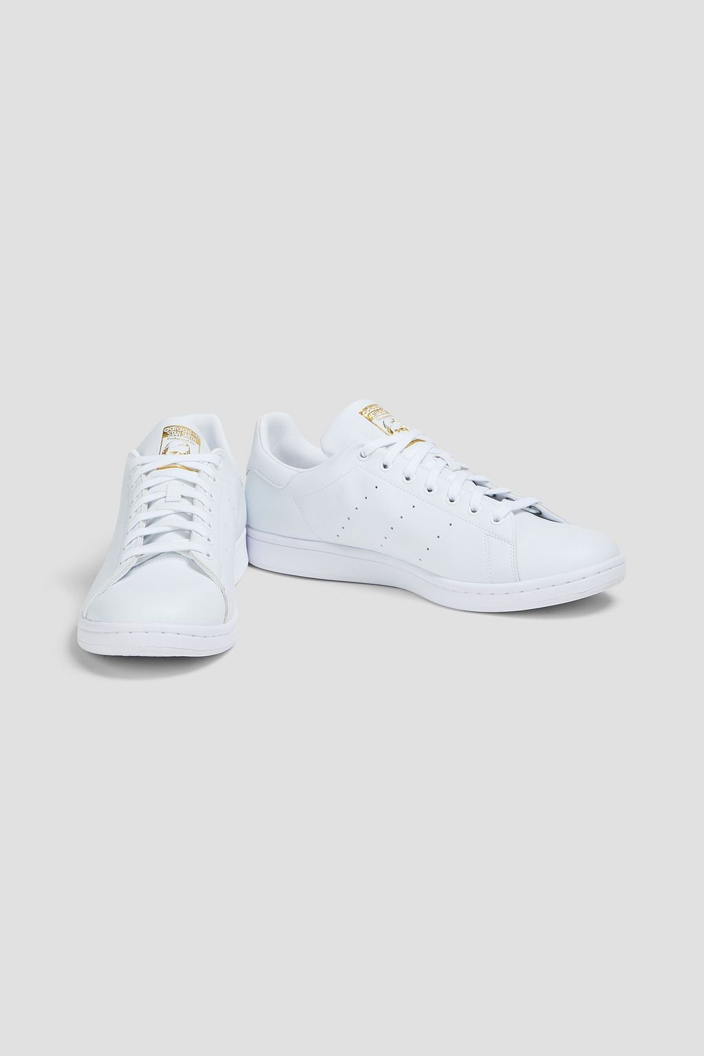 ADIDAS ORIGINALS حذاء سنيكرز ستان سميث من الجلد مخرّم