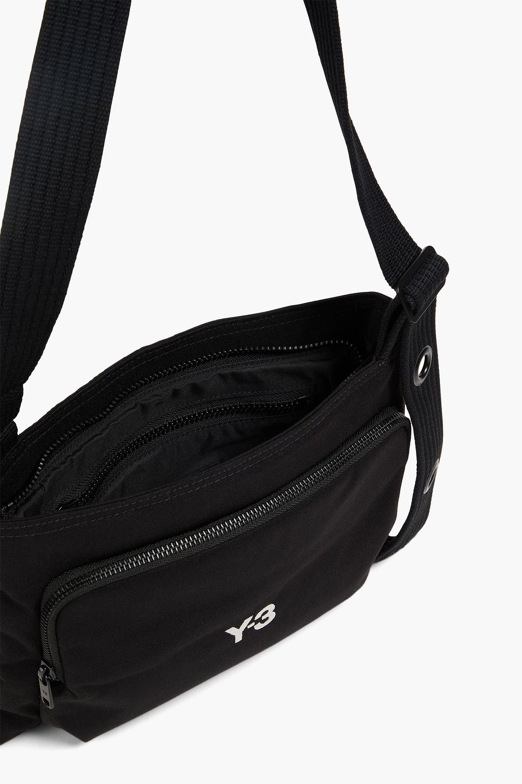 Y-3 Sacoche embroidered canvas messenger bag