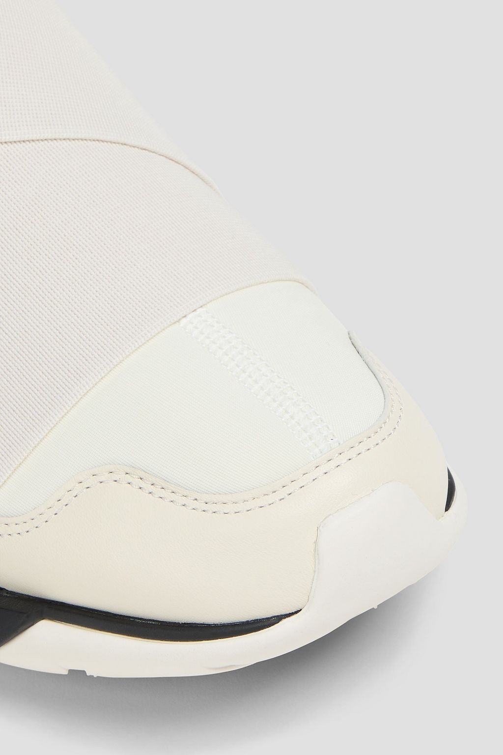 Y-3 Neoprene and leather high-top sneakers