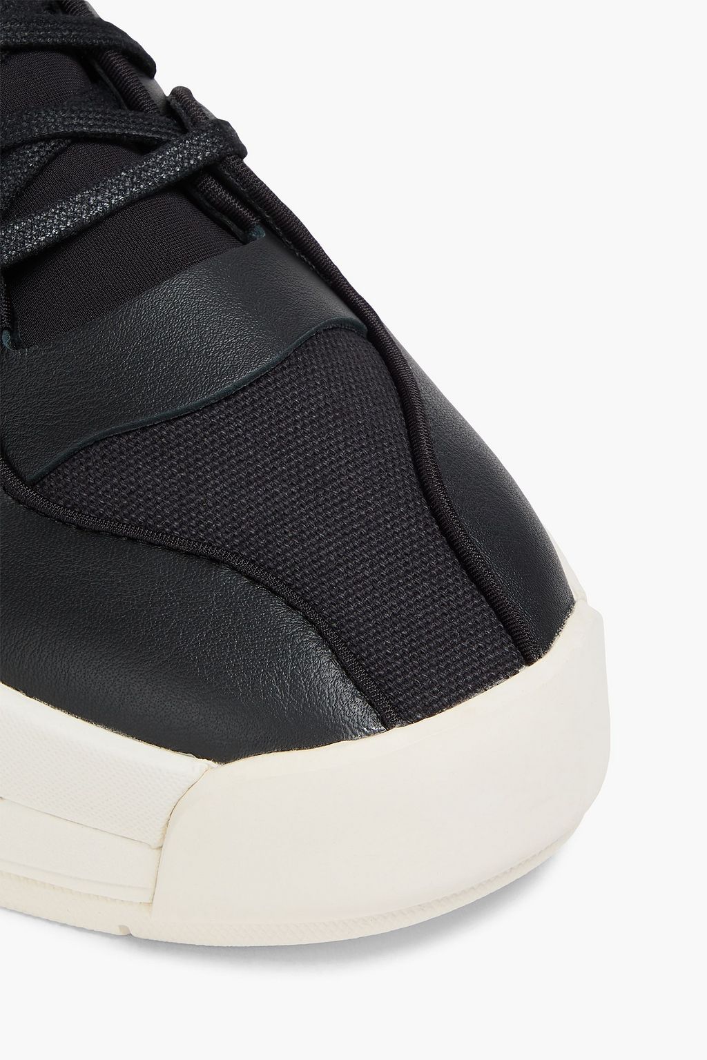 Y-3 Rivalry neoprene and leather sneakers