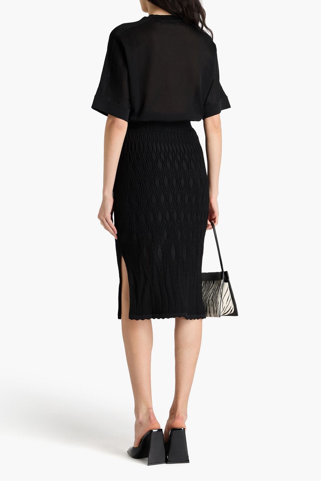 DIANE VON FURSTENBERG ジャカードニット トップス