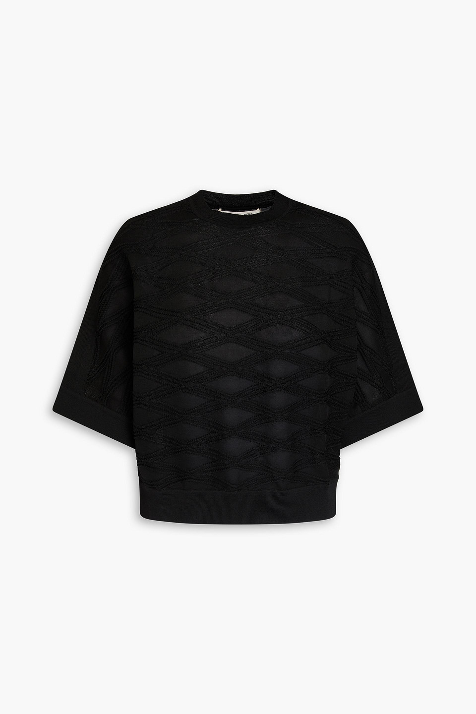 Cairo jacquard-knit top