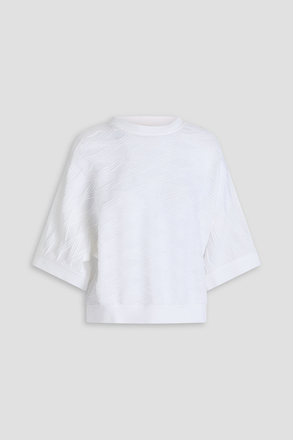 Cairo jacquard-knit top