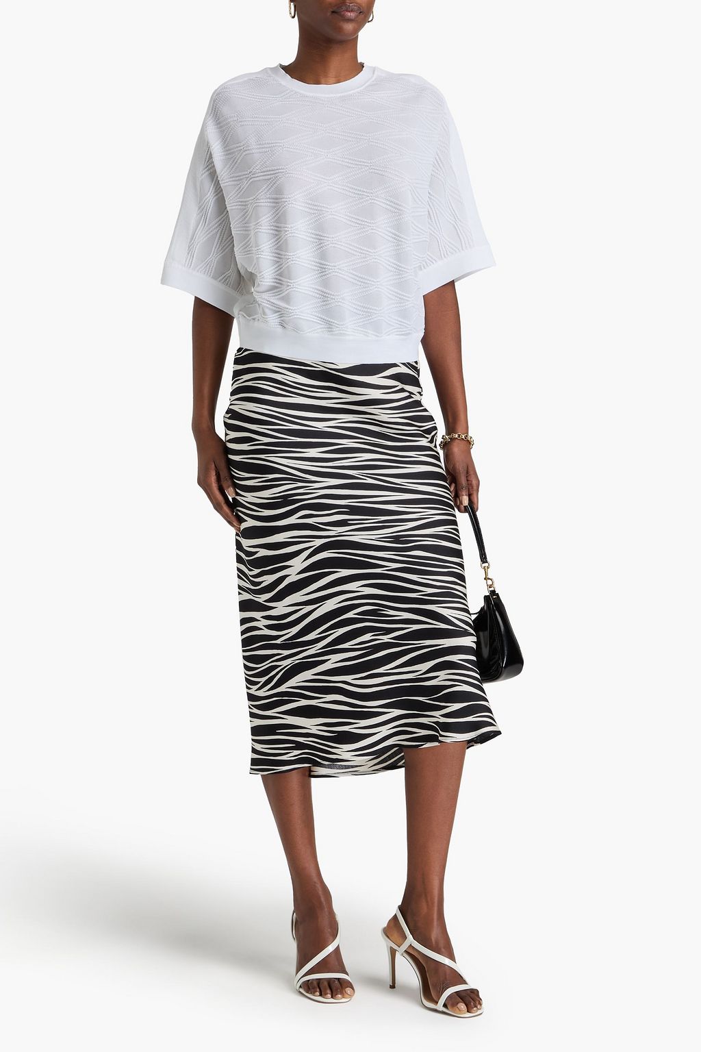 DIANE VON FURSTENBERG Cairo jacquard-knit top