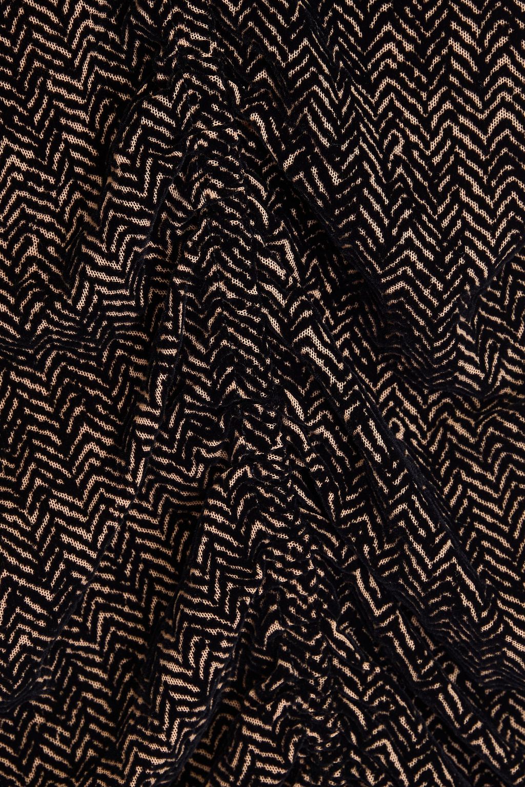 MISSONI تنورة من التول بتأثير مزموم ونقشات بارزة