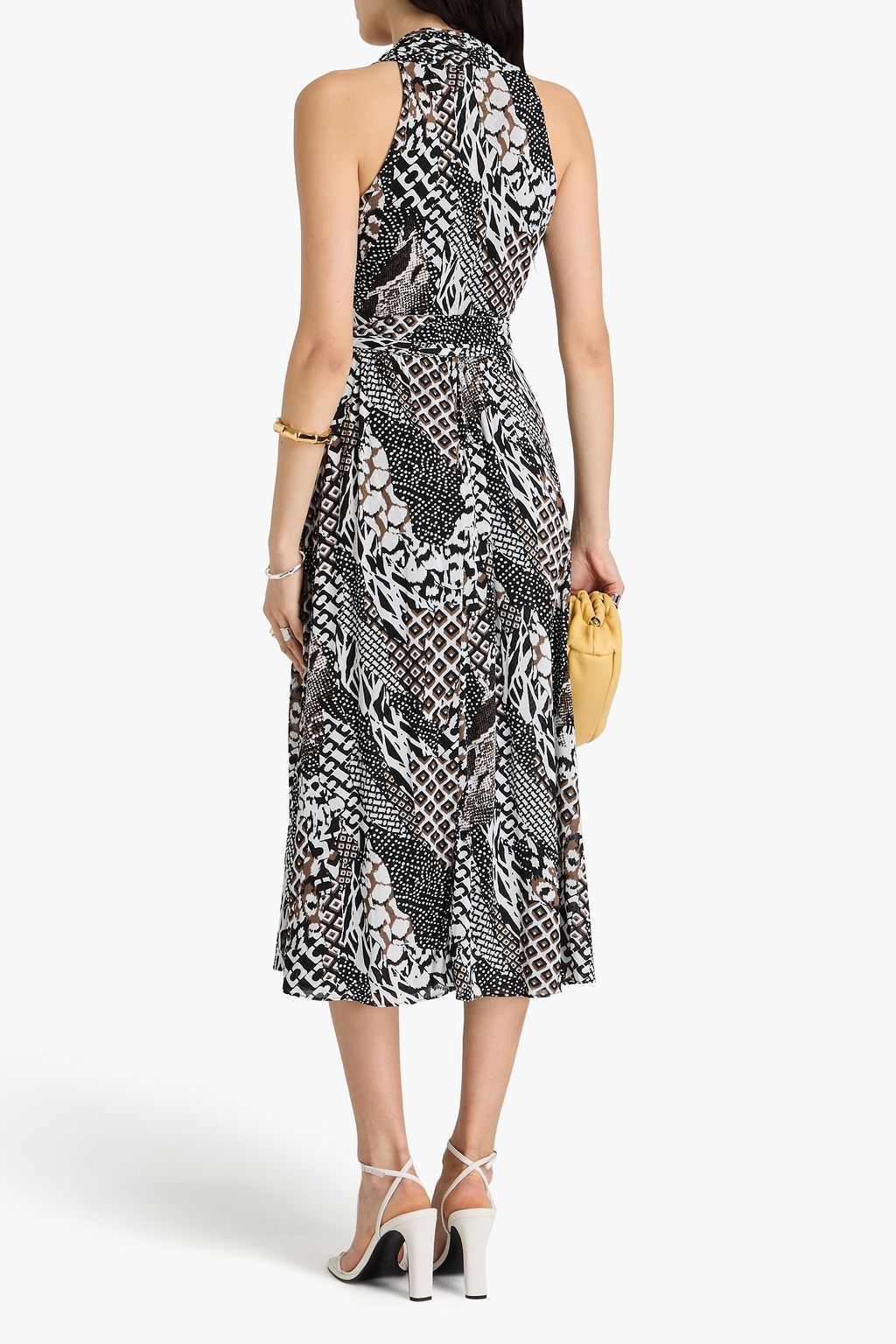 DIANE VON FURSTENBERG Pia wendbares Midikleid aus Stretch-Mesh mit Print