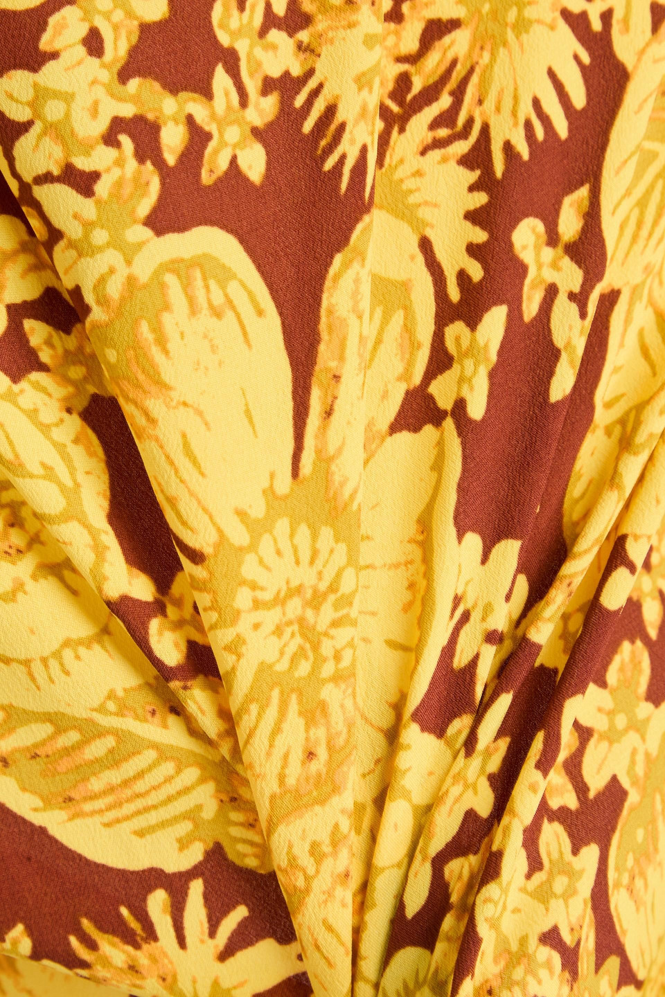 Diane Von Furstenberg Olympia Floral-print Crepe Top