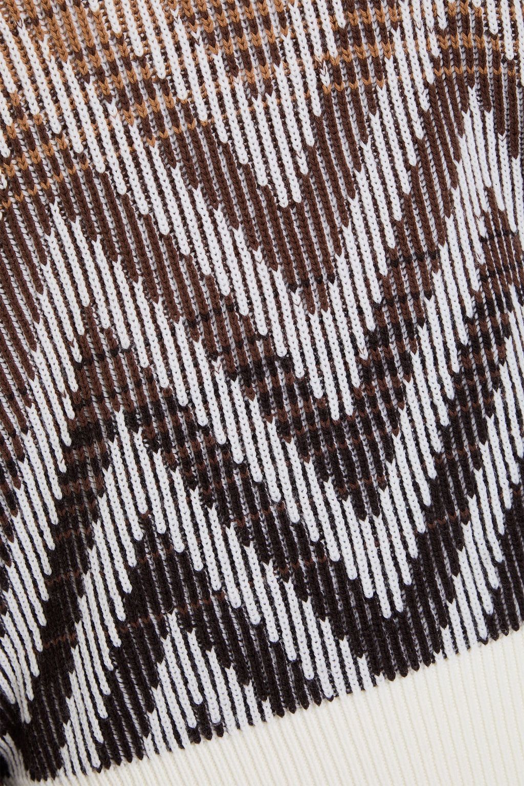 MISSONI Ribbed wool and cotton-blend sweater