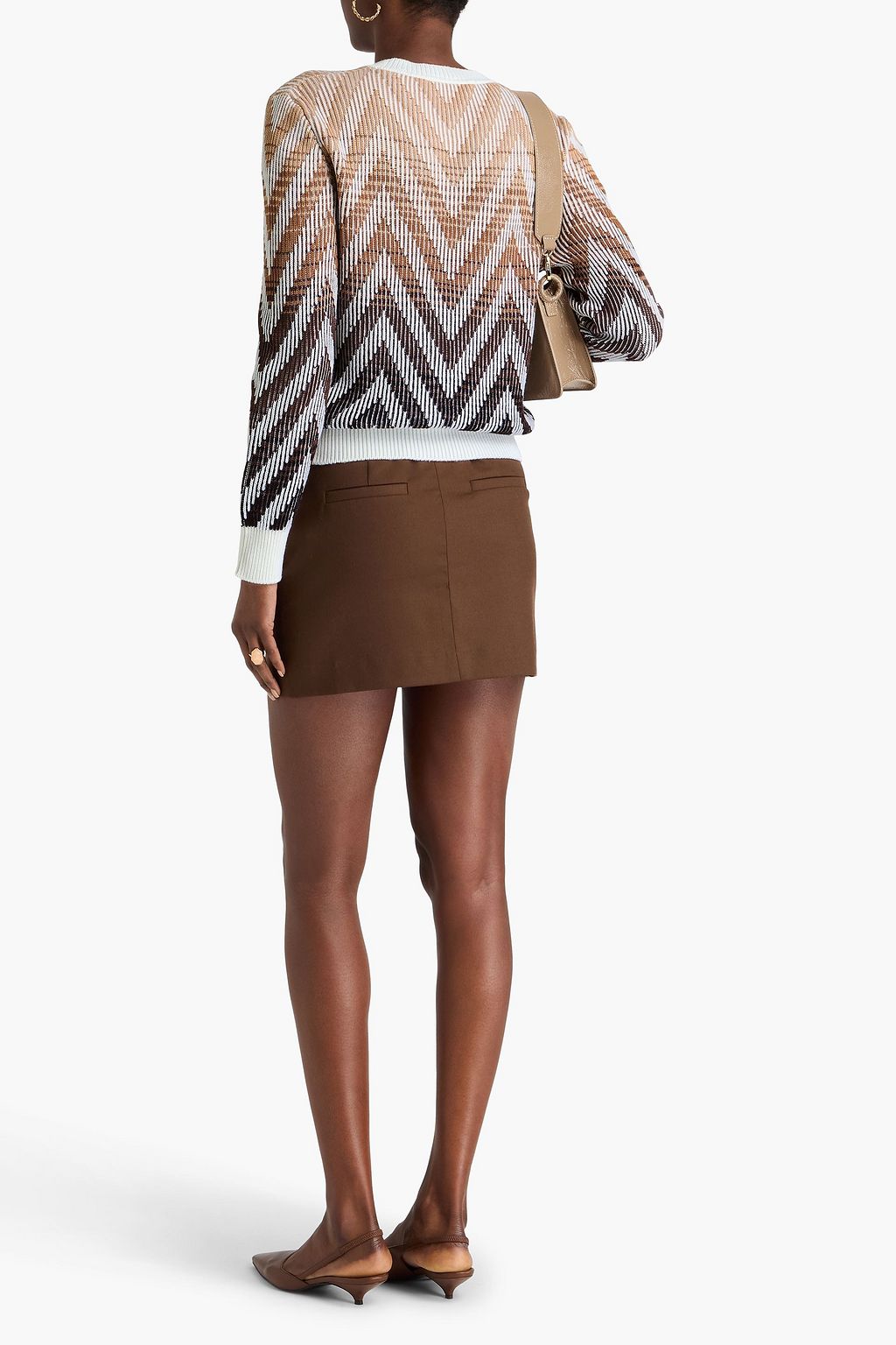 MISSONI Ribbed wool and cotton-blend sweater
