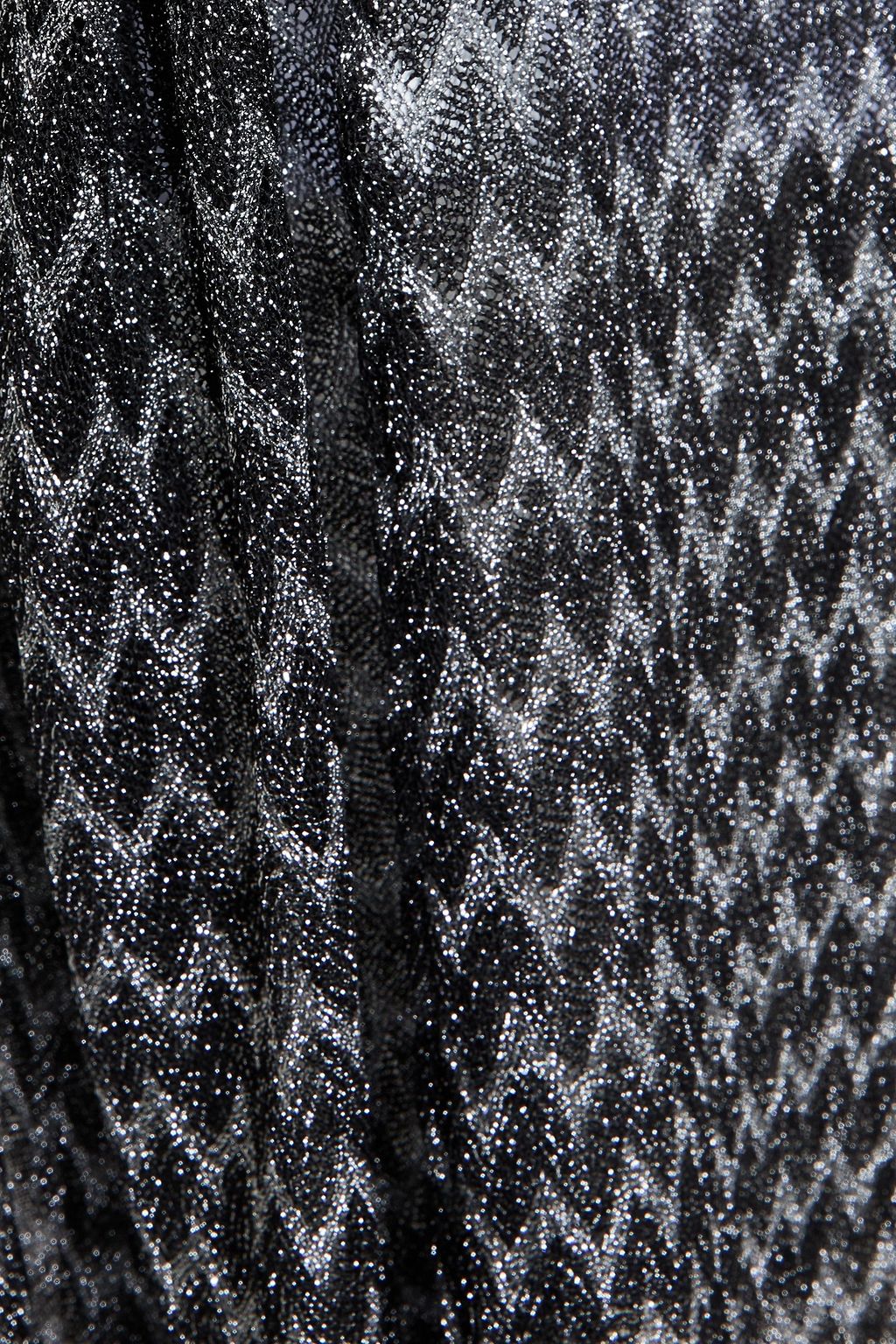 MISSONI Metallic crochet-knit cardigan