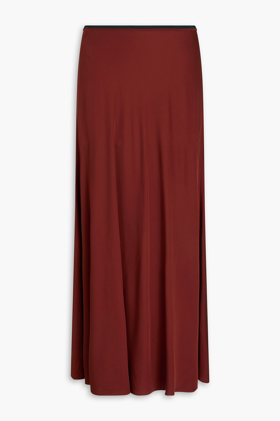 Diane Von Furstenberg Malik Satin Midi Skirt