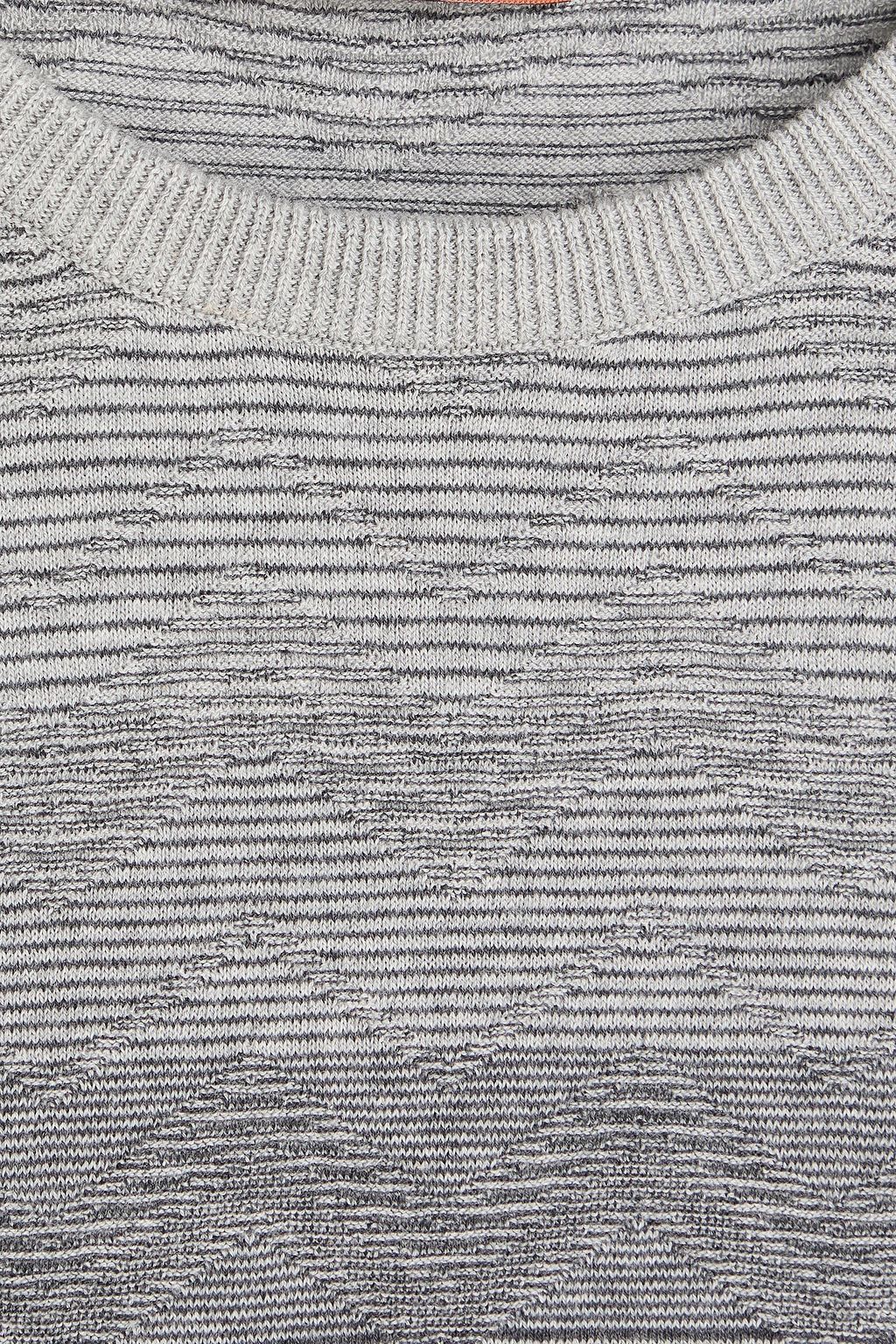 MISSONI Jacquard-knit cotton T-shirt