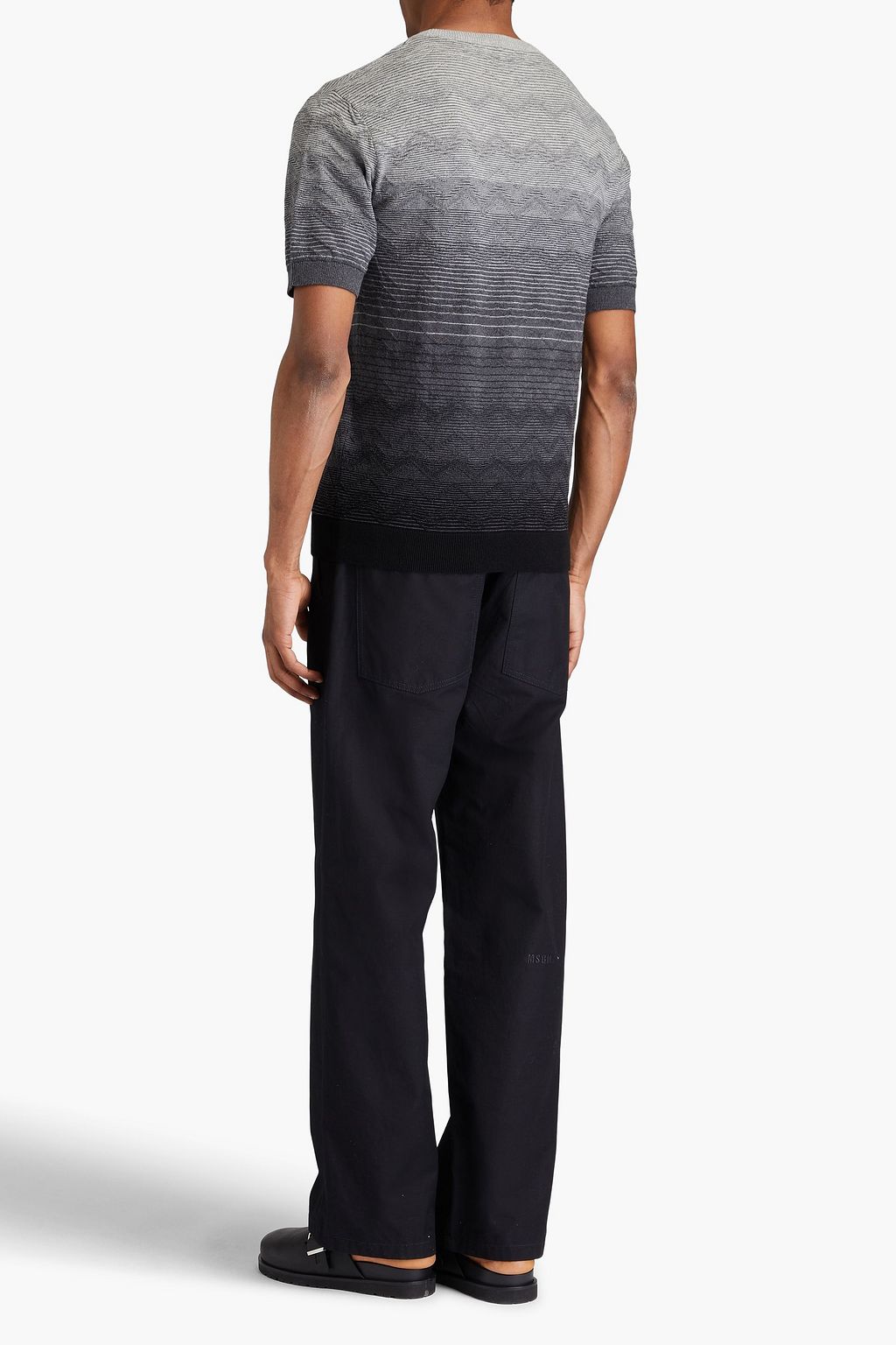 MISSONI Jacquard-knit cotton T-shirt