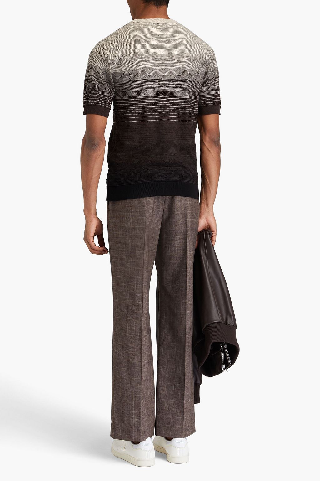 MISSONI Jacquard-knit cotton T-shirt