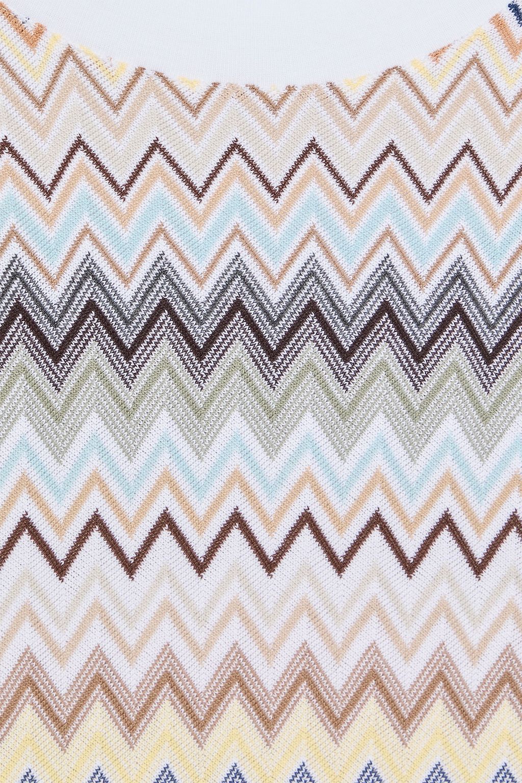 MISSONI تي شيرت من القطن بحبكة كروشيه
