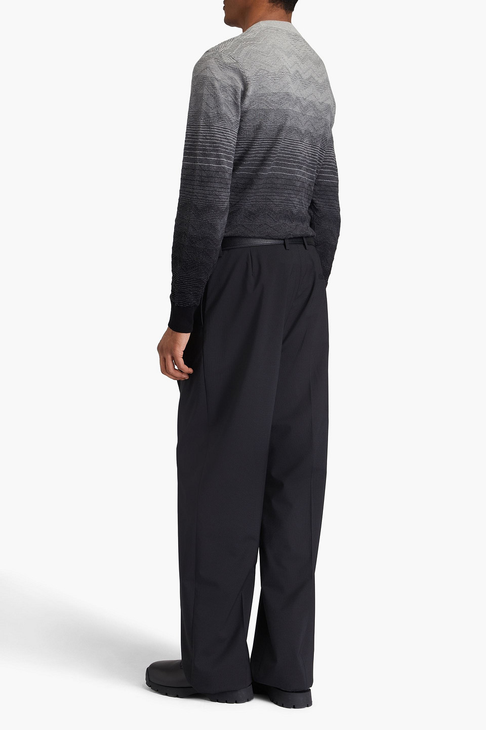 MISSONI SPACE-DYED COTTON SWEATER