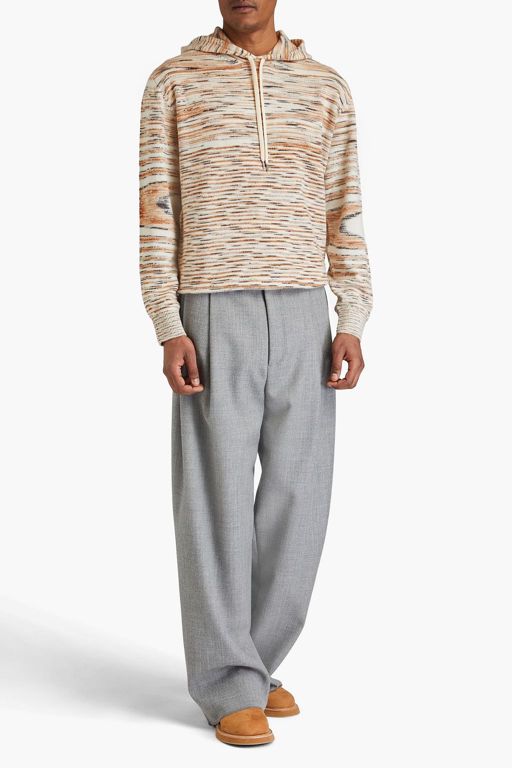 MISSONI Space-dyed cashmere hoodie