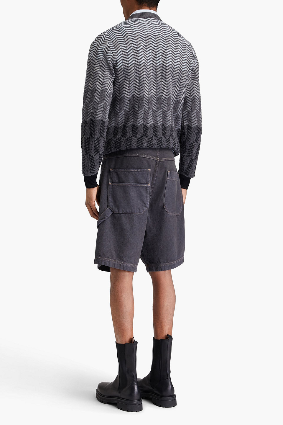 Missoni Wool Sweater In Gray