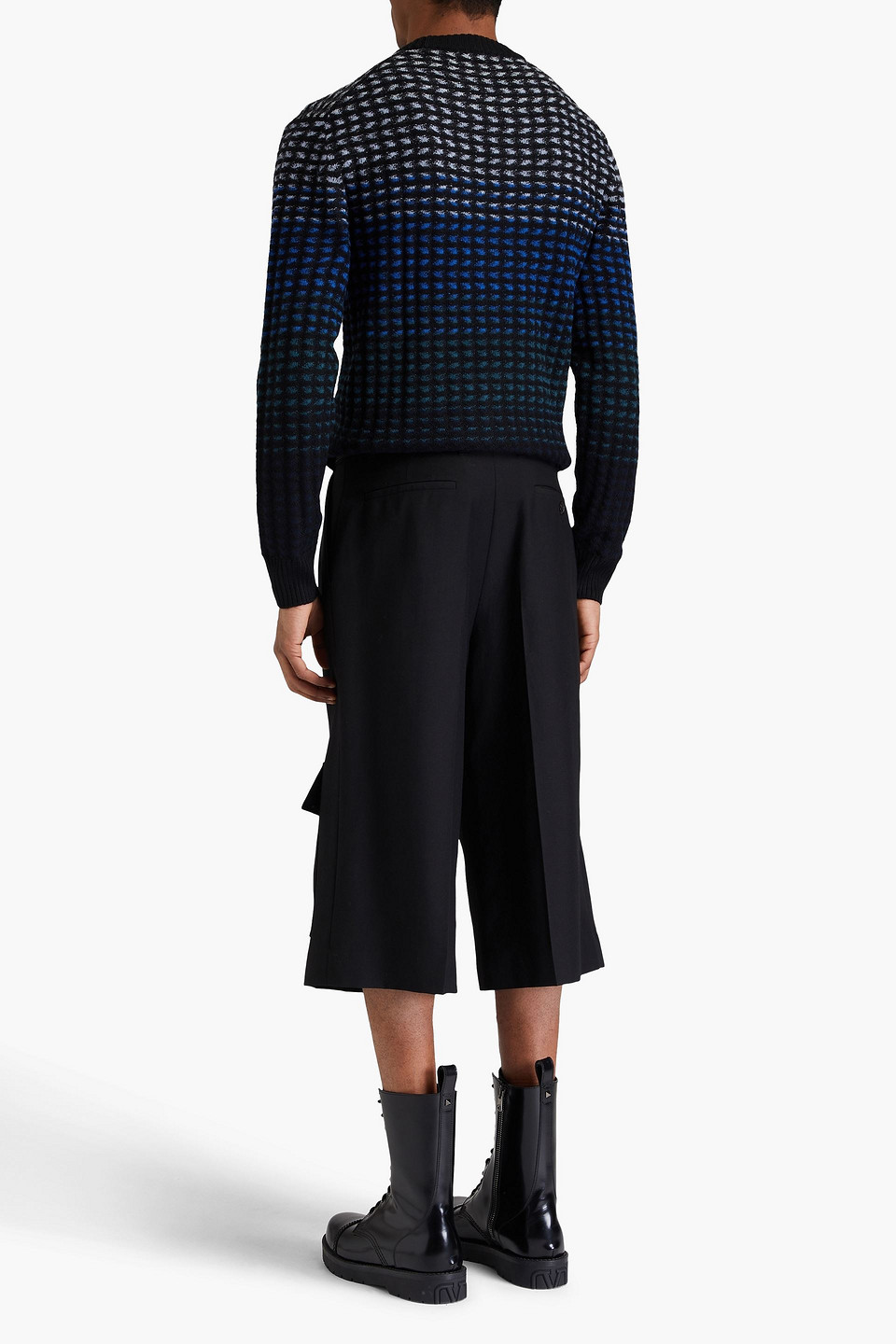  Missoni - Pullover Aus Jacquard-strick Aus Wolle - Schwarz - It 52 