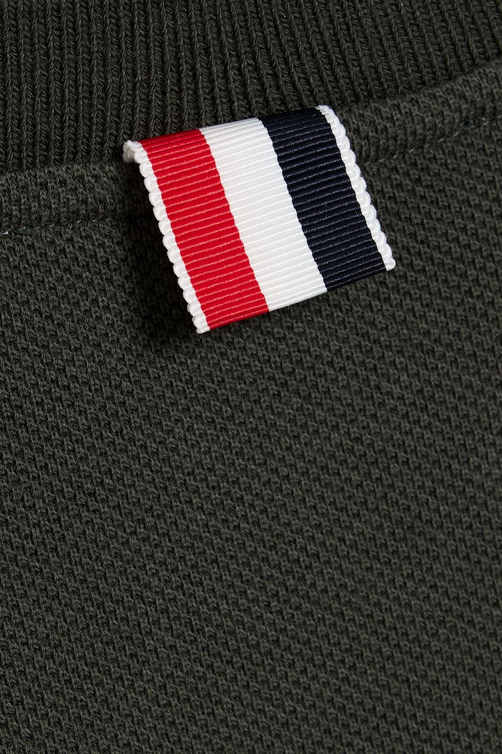 THOM BROWNE Cotton-piqué T-shirt