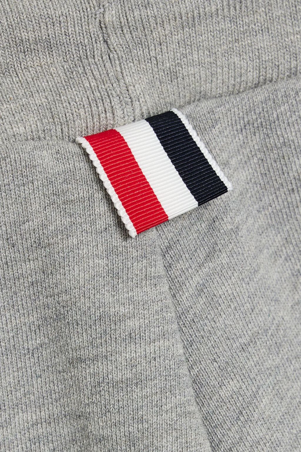 THOM BROWNE French cotton-terry sweatpants