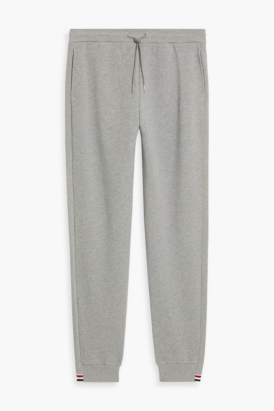 Thom Browne French Cotton-terry Sweatpants In Gray