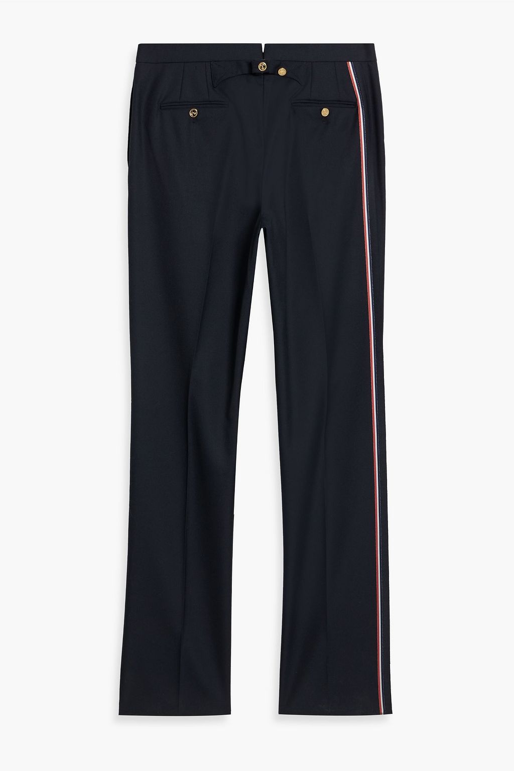 THOM BROWNE Wool-blend twill pants