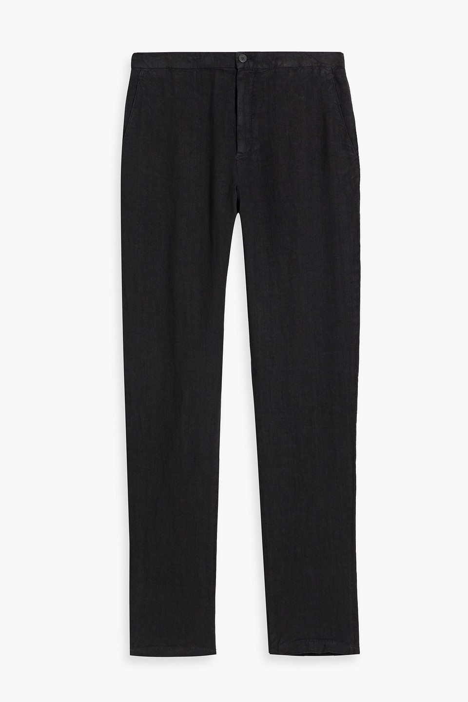 Boglioli Linen Pants In Midnight Blue
