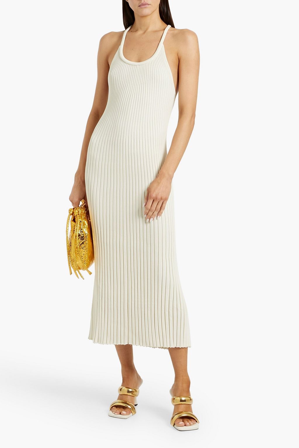 PROENZA SCHOULER فستان متوسط الطول مضلّع