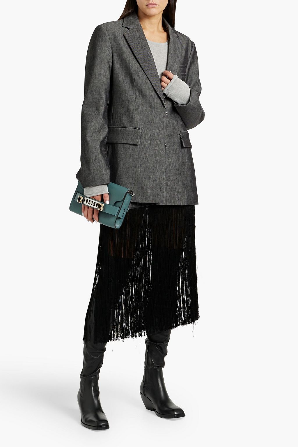 PROENZA SCHOULER Laurie wool-blend twill blazer
