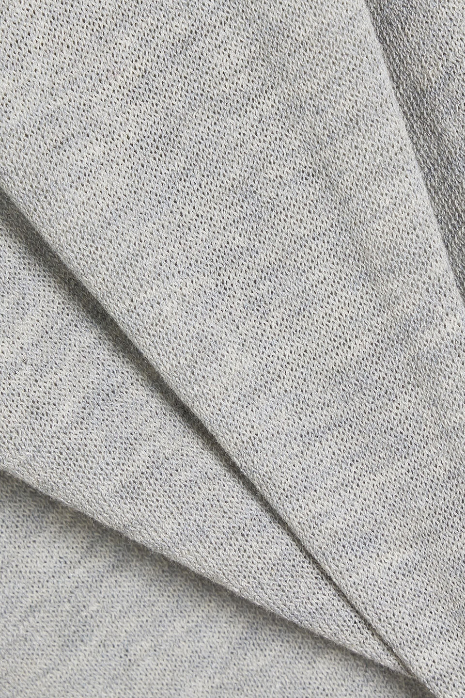 Proenza Schouler Tina Cutout Cotton And Silk-blend Sweater In Light Gray