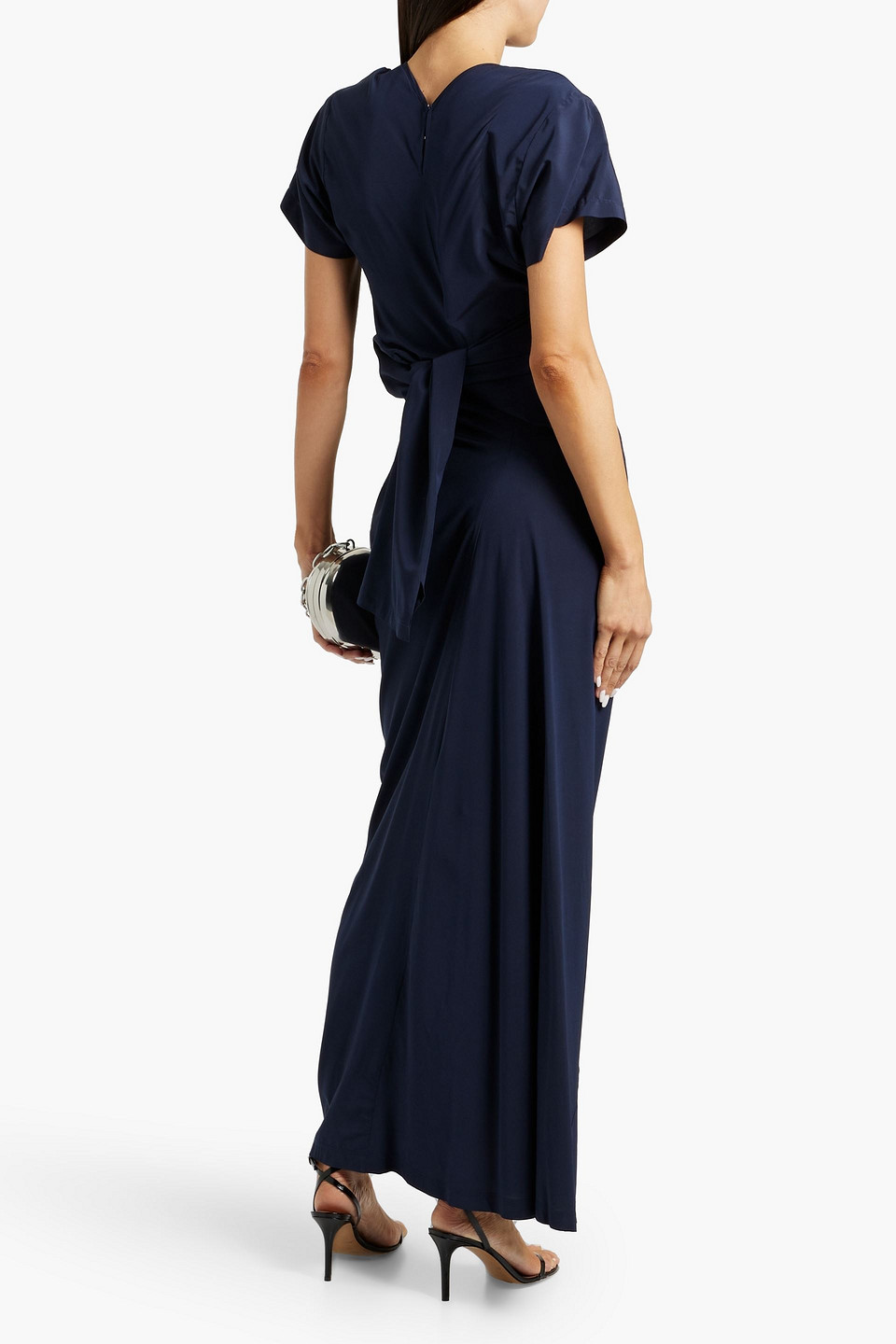 PROENZA SCHOULER SIDNEY FAILLE MAXI DRESS 