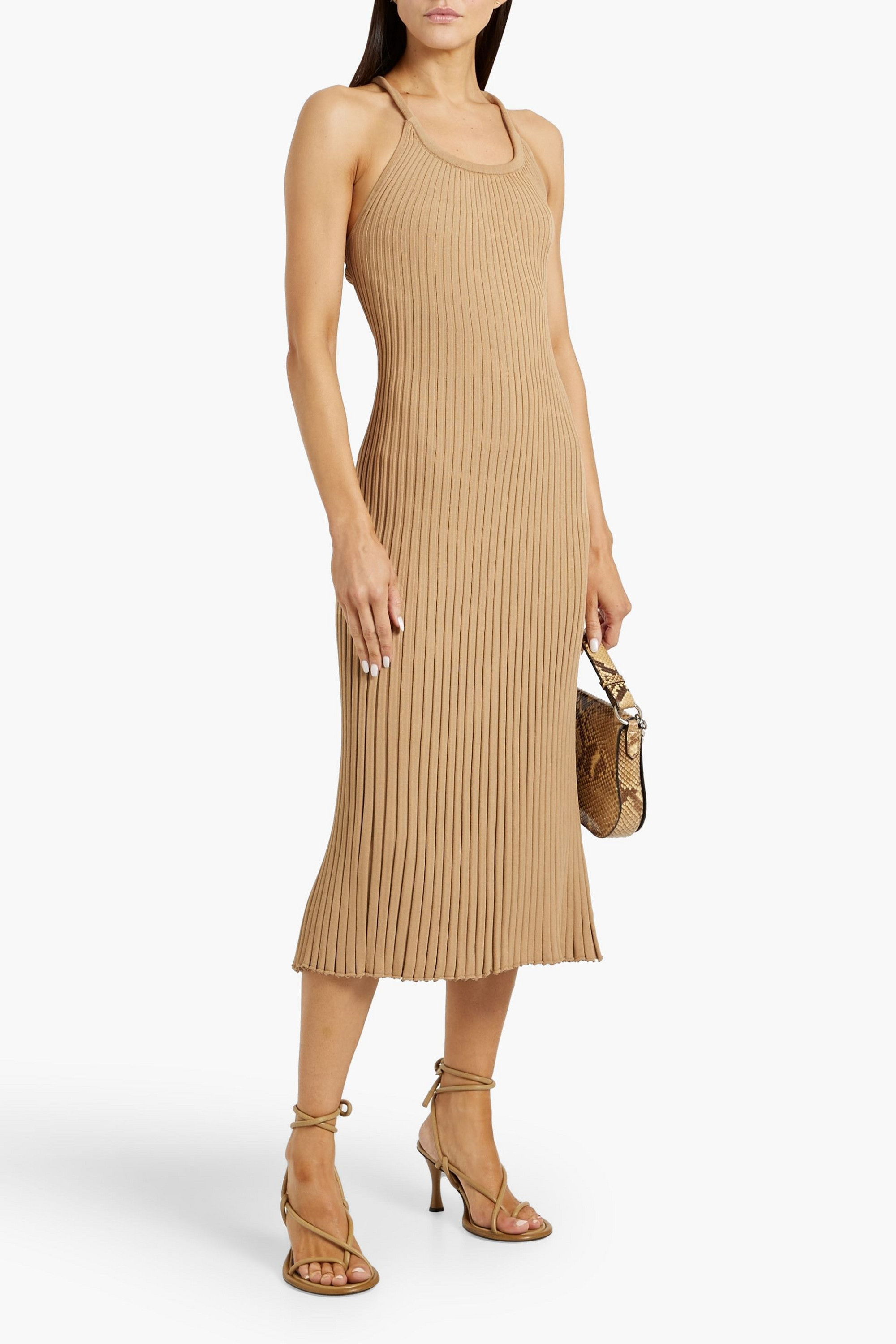 Proenza Schouler Vida ribbed-knit midi dress