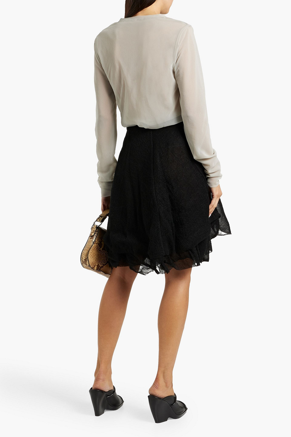 PROENZA SCHOULER DARA CHIFFON TOP