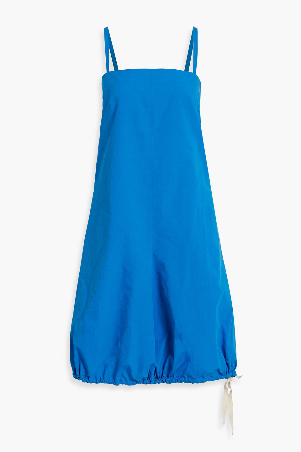 PROENZA SCHOULER EMILIA CRINKLED COTTON-BLEND POPLIN DRESS