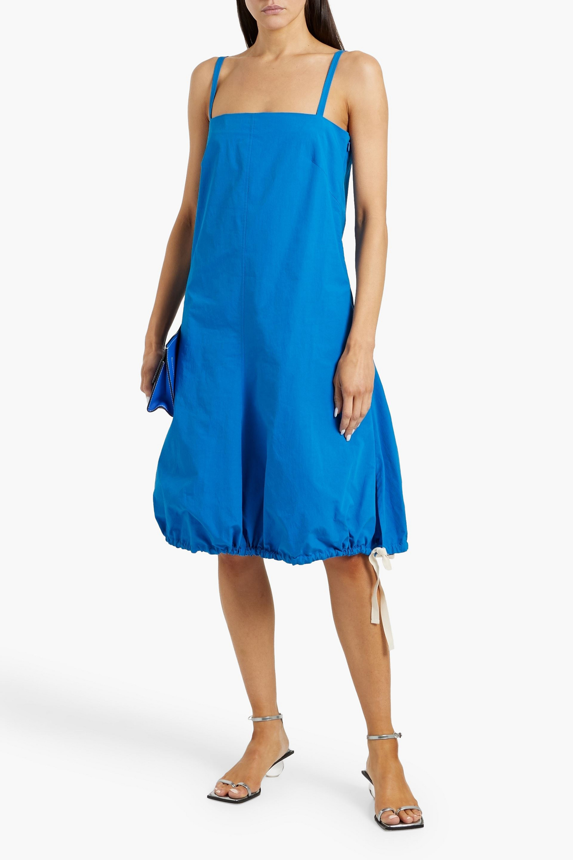 Proenza Schouler Jaqueline crinkled cotton-blend poplin dress